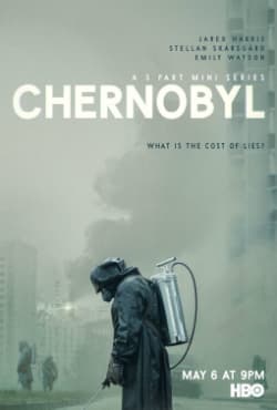 Promotional key art for the HBO miniseries Chernobyl (2019).