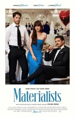 Theatrical poster for Materialists (2025).