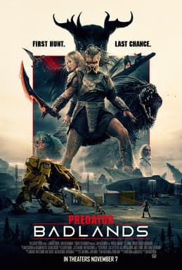 Theatrical poster for Predator: Badlands.