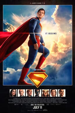 Theatrical poster for Superman (2025).